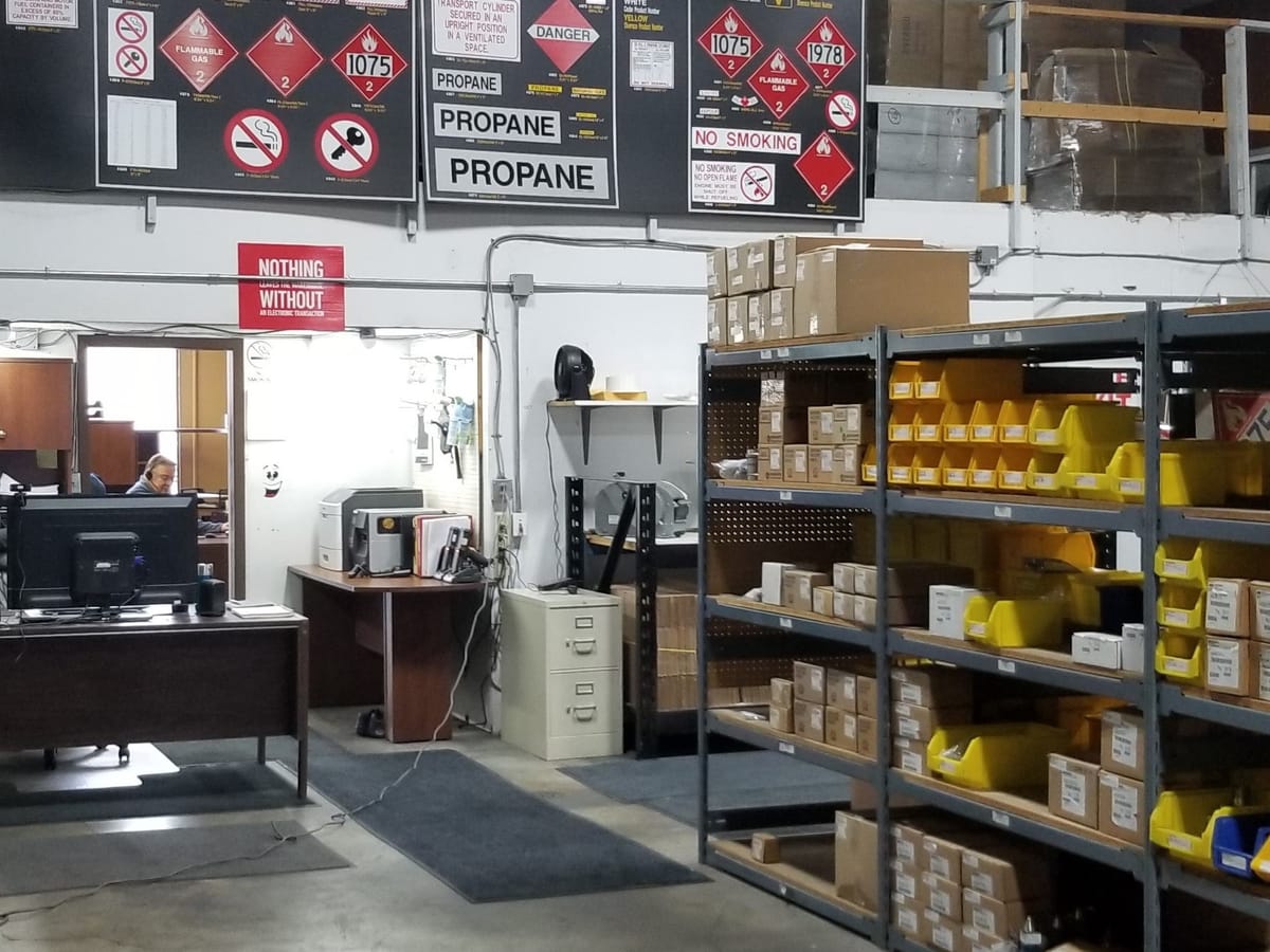 LED retrofit project — Diversco in Calgary, AB